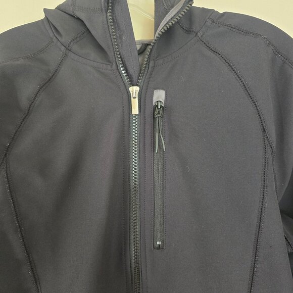 Men's Small Black Jacket With Hood - Picture 4 of 7
